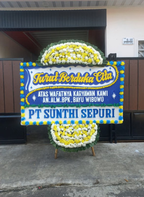 Papan Bunga Duka di Tilango