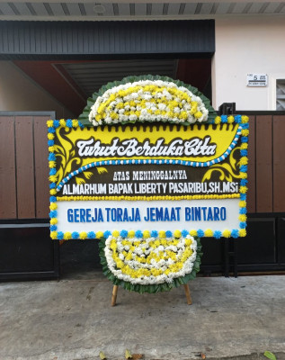 Papan Bunga Duka di Tilango
